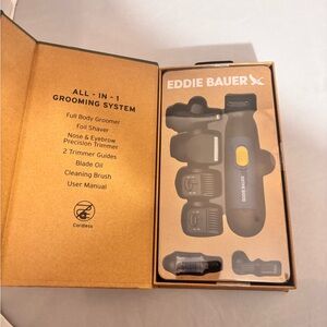 Eddie Bauer Blue and Black Grooming System